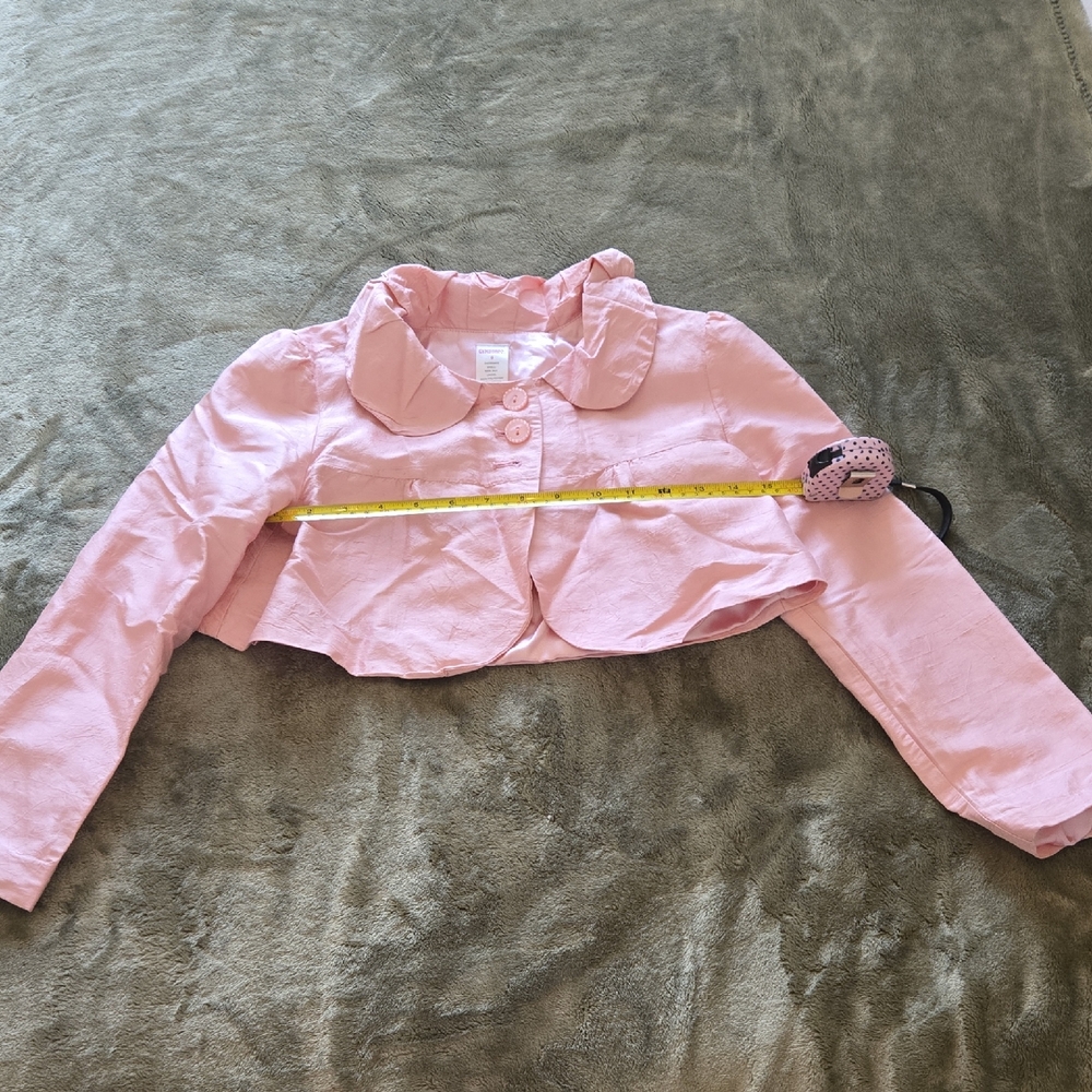 Pink Cropped Jacket Size 9